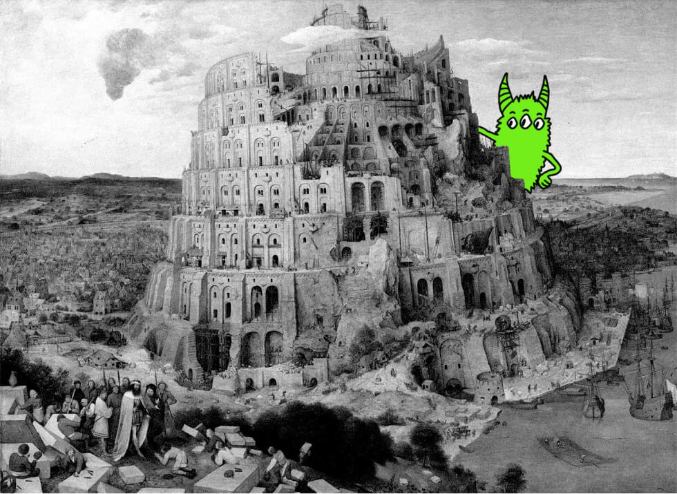 The Tower of Babel by Pieter Bruegel + Me