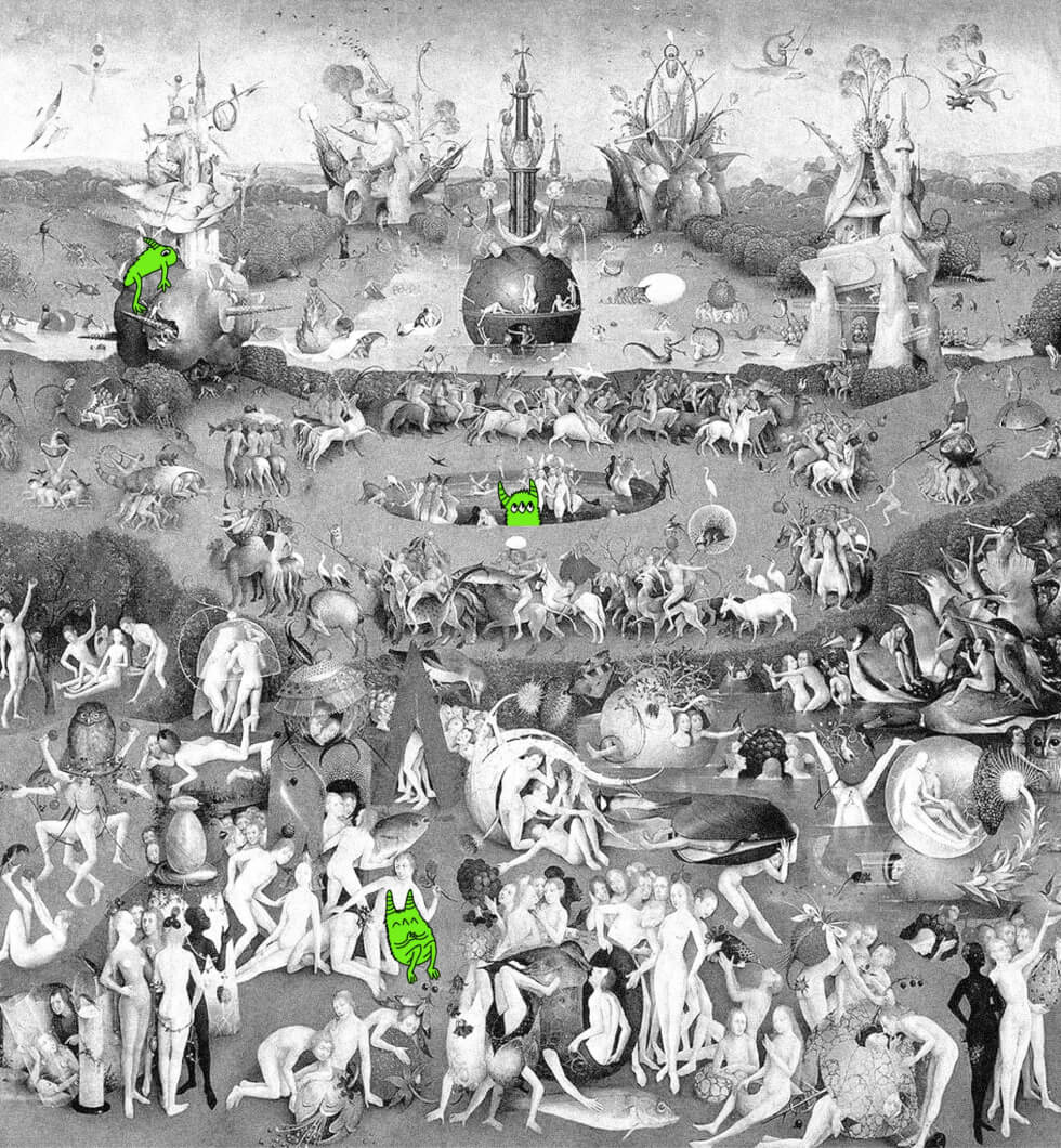 The Garden of Earthly Delights by Hieronymus Bosch + Me
