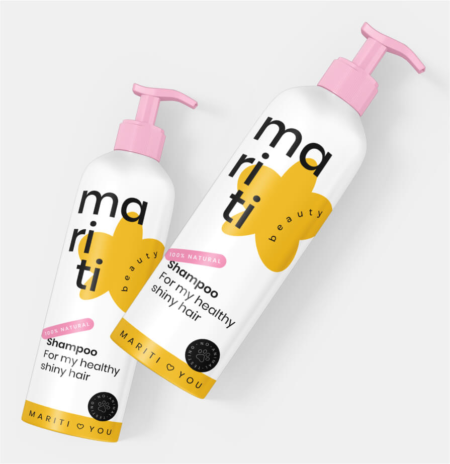 Mariti Shampoo Bottle Design
